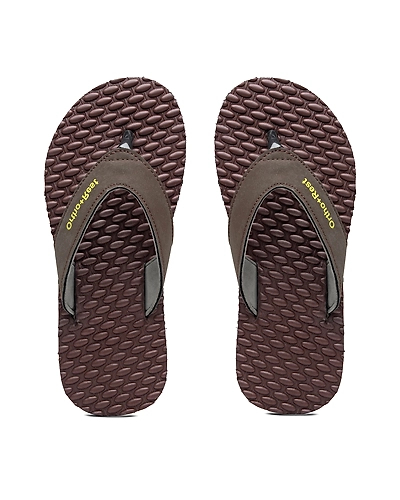 Ortho + Rest Men's Comfortable Extra Soft Ortho Doctor Slippers - M556-M556_Brown
