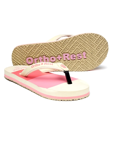 Ortho + Rest Women's &amp; Girl's Extra Soft Doctor Ortho Slippers - L301-Pink-1