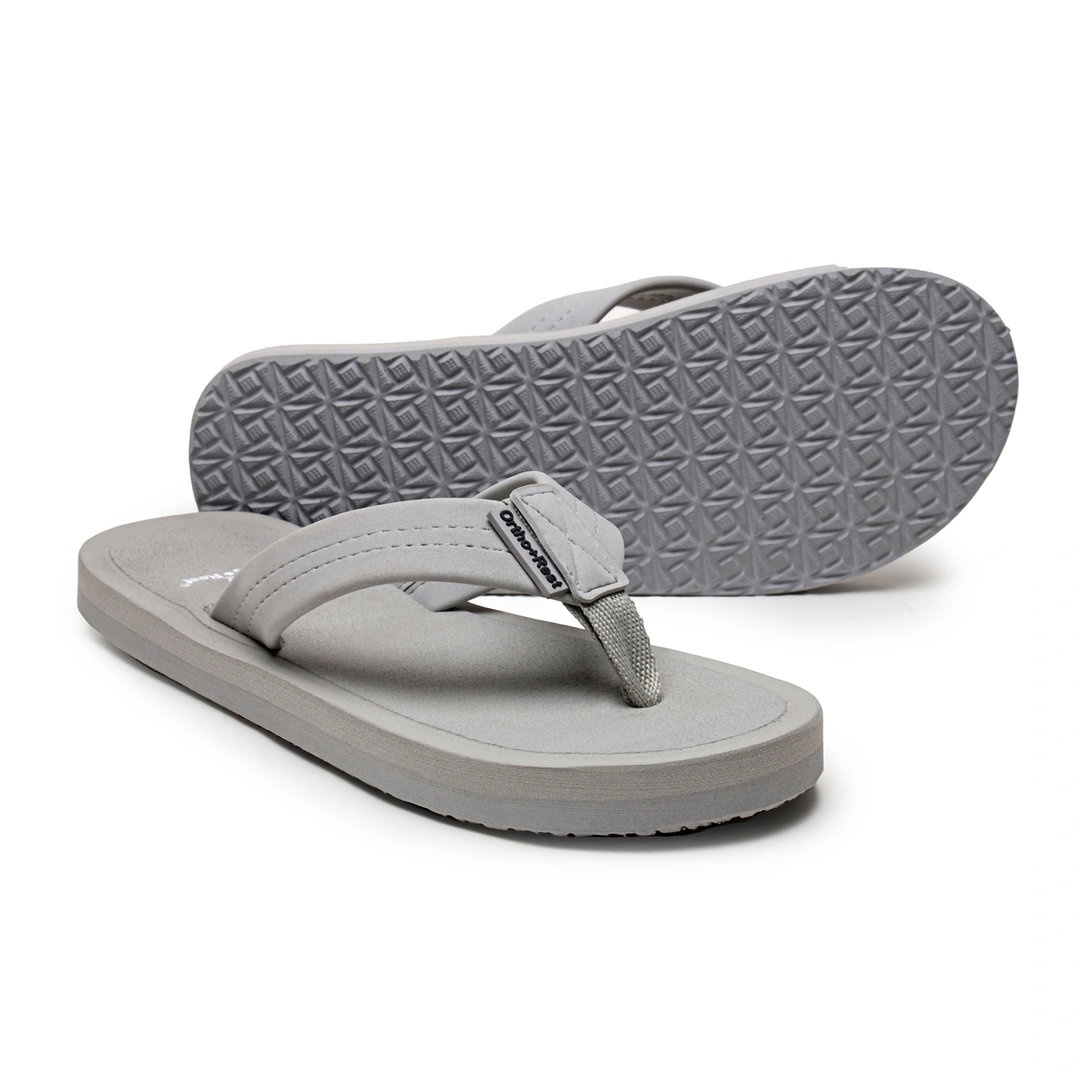 Ortho + Rest Soft comfortable and stylish flip flop slippers for Women - L557-Grey-1