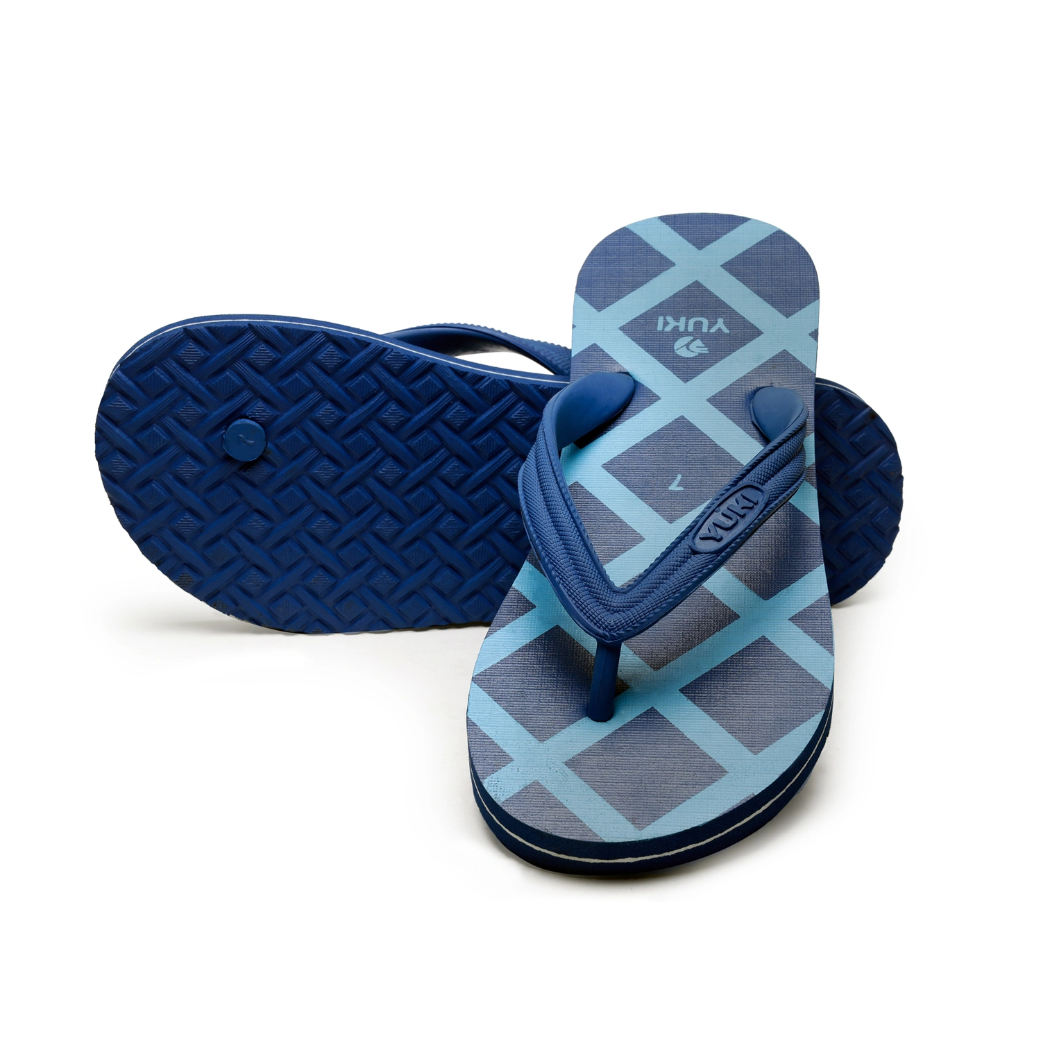 YUKI Unisex Slippers | Comfortable &amp; Ultra-Light, Waterproof Non-Slip Thong - Yuki_H01-SkyBlue-2