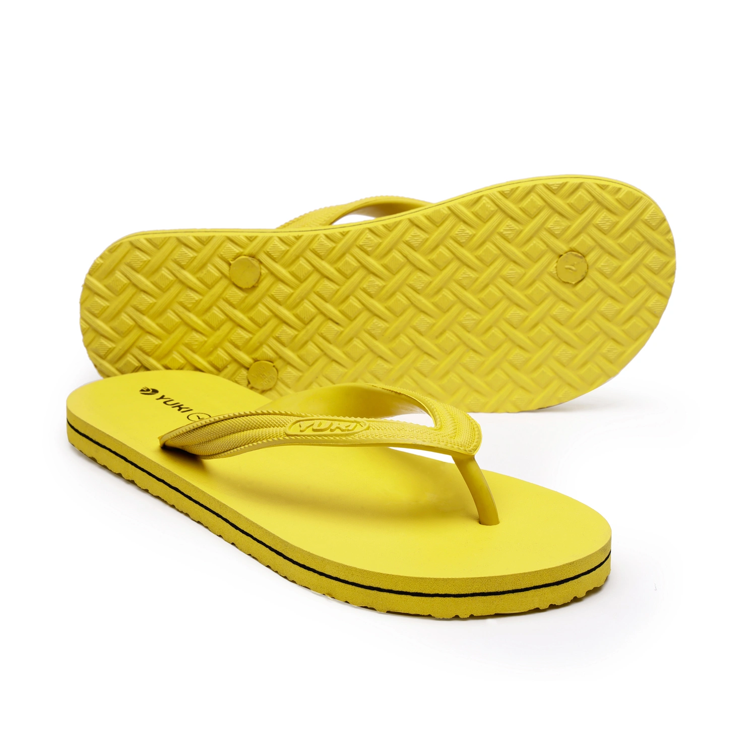 YUKI Unisex Slippers | Comfortable &amp; Ultra-Light, Waterproof Non-Slip Thong - Yuki_H01-Yellow-2