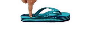 Ortho + Rest Hawai Rubber Slippers for Men | Cushion Footbed Flip flops for Home Daily Use