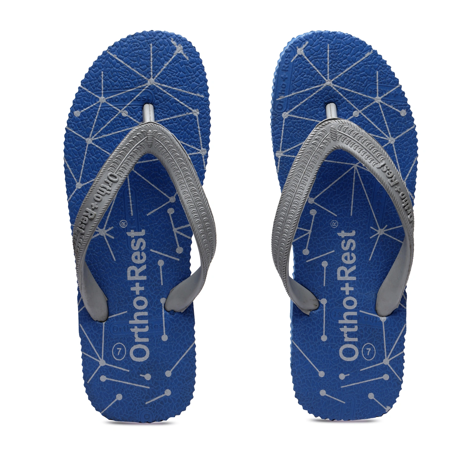 Ortho + Rest Hawaii Slipper- Orthopedic and Diabetic Comfort Ortho Care, Bathroom Rubber Flip-Flops-12628144