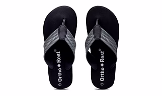 Ortho + Rest Men slippers with cushioned footbed - M10010