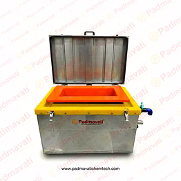 box type ss vibrator polishing machine