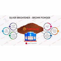 silver brightener powder - brown