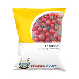 farmson biotech private limited fb-red pearl (round) f1 hybrid cherry tomato seeds