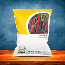 farmson biotech private limited fb-jwala f1 hybrid chili seeds (duel purpose)