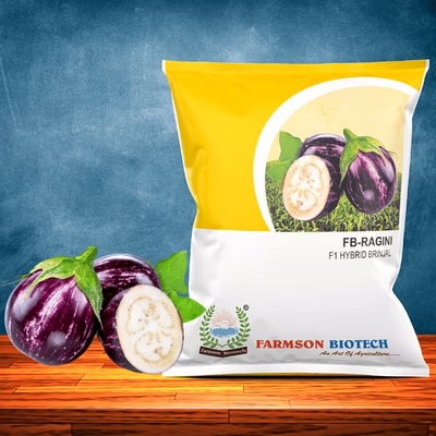 farmson biotech private limited fb-ragini f1 hybrid brinjal (egg plant) seeds