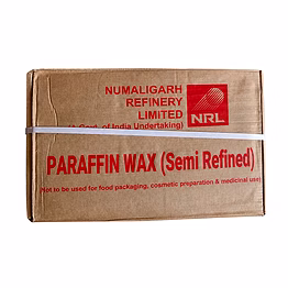 nkg semi refined paraffin wax 60/64 grade – industrial wax with 1.5% oil content in slab form 25 kg cartons