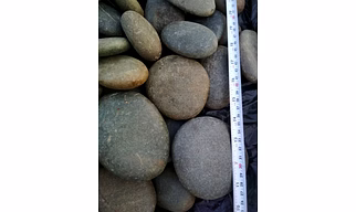 Elegant grey pebbles