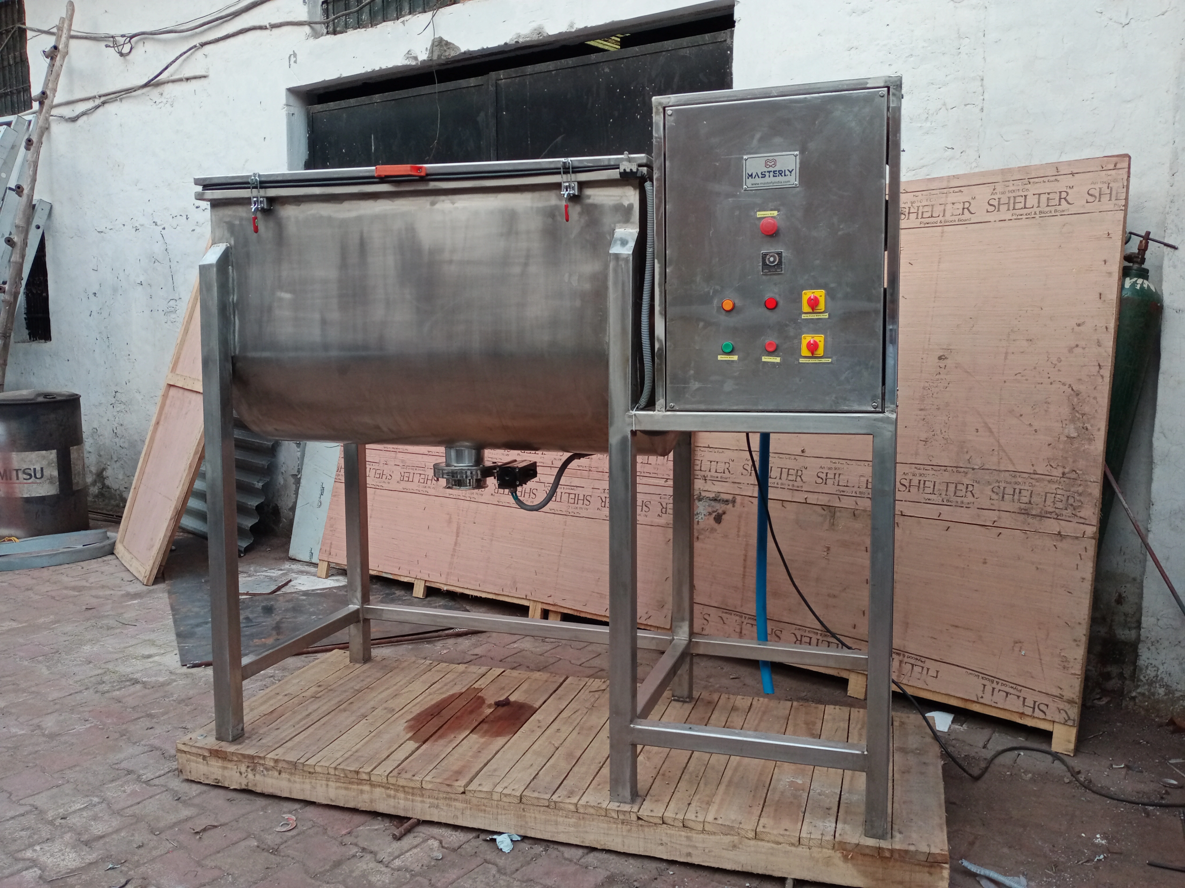 Ribbon Blender EXPORTER FROM INDIA 200 KG RIBBON MACHINE-2