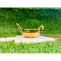plate craft steel copper serving kadhai