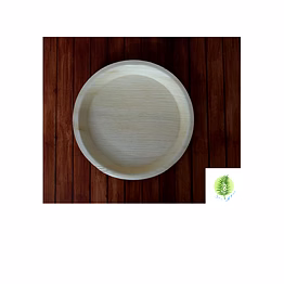 sri agro 10 inch round areca plate