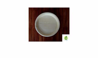 10 inch Round Areca Plate