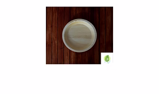 8 Inch Round Areca Plate