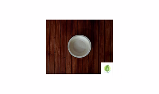 6 Inch Round Areca Bowl