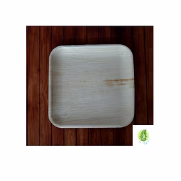 sri agro 10 inch square areca plate