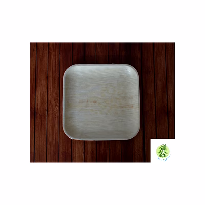 sri agro 9 inch square areca plate