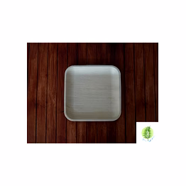 sri agro 8 inch square areca plate