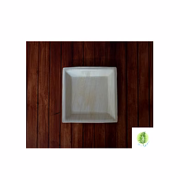 sri agro 7 inch square areca plate