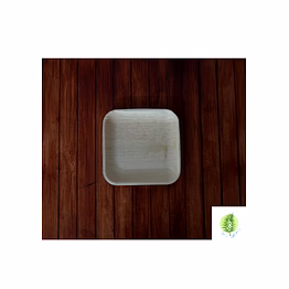 sri agro 6 inch square areca plate