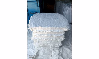 UNCARDED BLEACHED COTTON