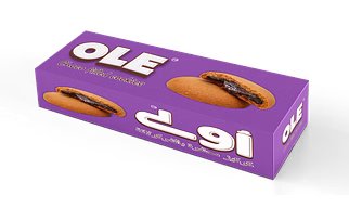 Ole Choco Center filled Cookies