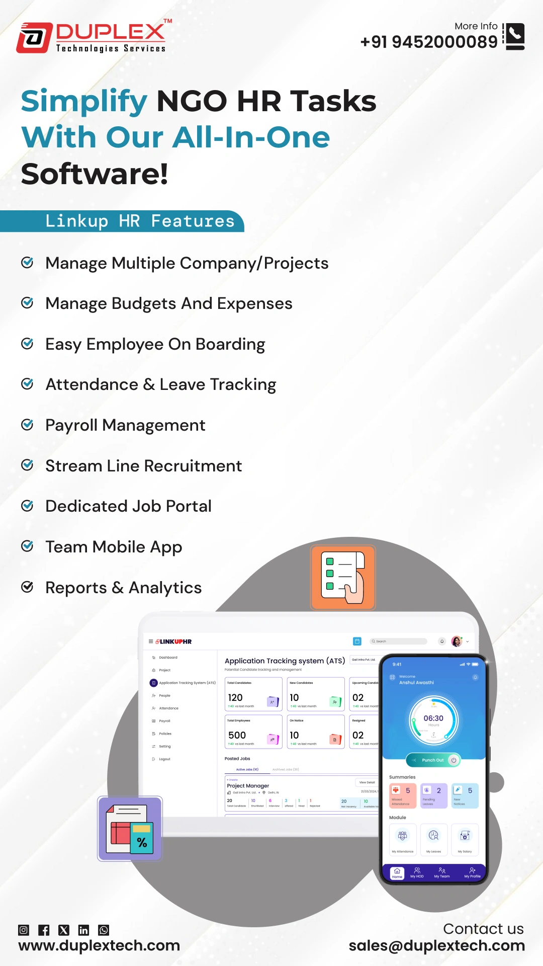 HRMS Software For Automate Your NGO Operations Service-1