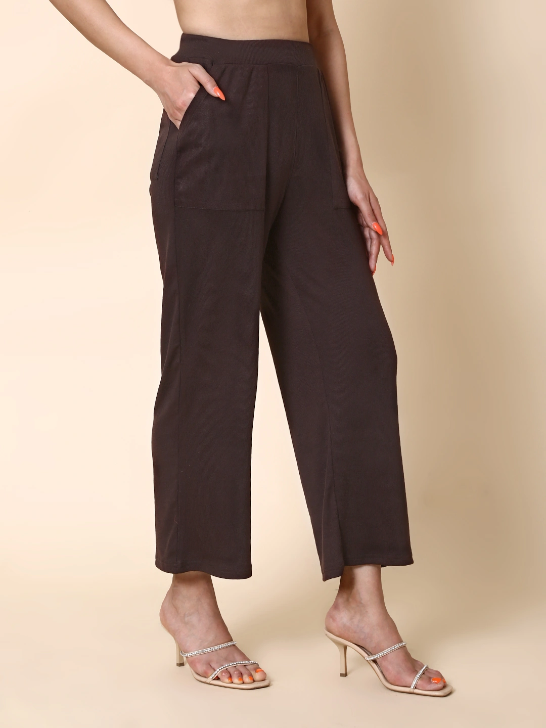 Women Versatile Flared Pants-1