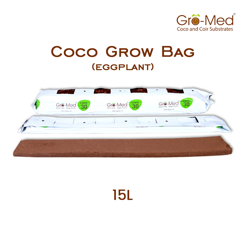 Coco Grow Bag - Eggplant - 15L-GMCGBEGPL15L