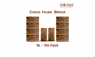 Coco Husk Brick 6L - 10s Pack
