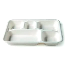 Bagasse 5 Compartment Tray Packet of 50 Tray