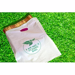 compostable d-cut carry bags – eco-friendly retail packaging