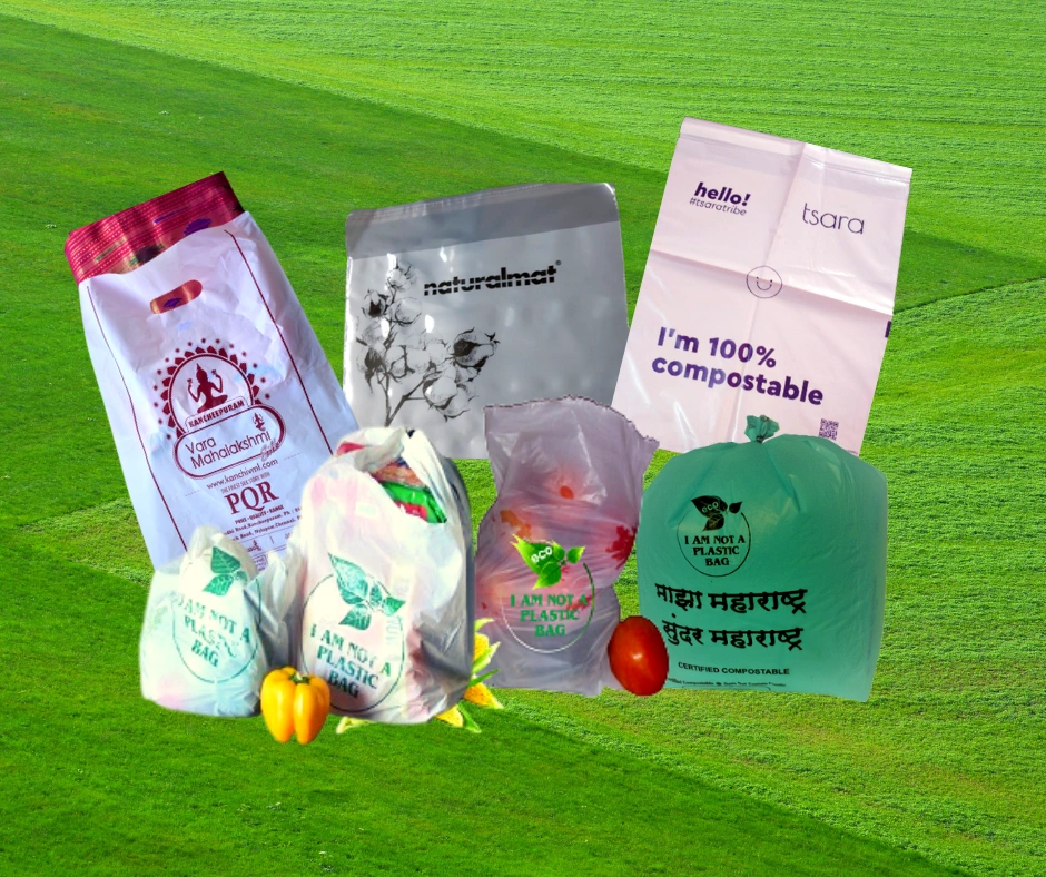 Compostable Shopping Carry Bags-3