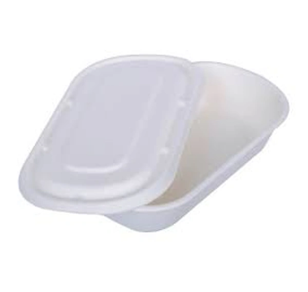 50 x Rectangular 500ml Microwave Plastic Containers Takeaway Food  Containers UK