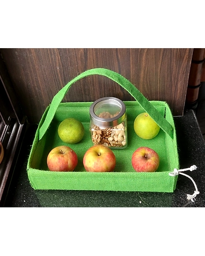 Jute Utility Tray/ Fruit Basket-2