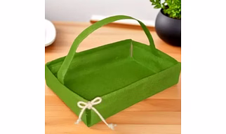 Jute Gift Basket with Handle – Eco-Friendly Packaging & Storage