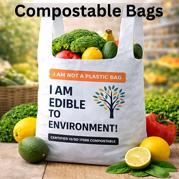 compostable carry bags – eco-friendly shopping & packaging use