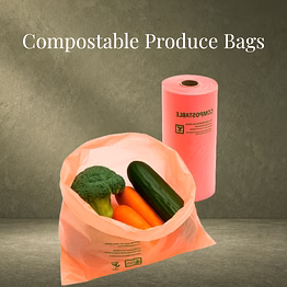 compostable fresh produce bags for fruits & vegetables packaging