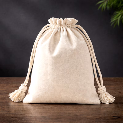 cotton drawstring potli pouch - gift packaging & storage