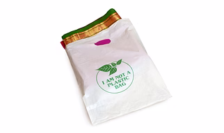 Compostable D-Cut Carry Bags – Eco-Friendly Retail Packaging