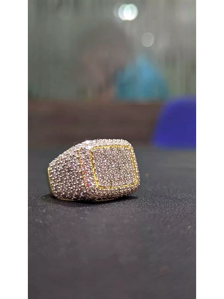 IGI Certified 1.5ct Round VVS Lab Grown Diamond VS1 Mens 18K Yellow Gold Ring-YELLOW GOLD-7-18K YELLOW GOLD-4