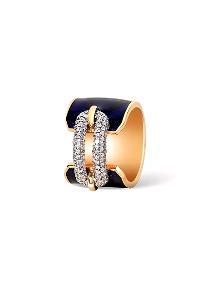 0.80ct IGI Certified lab grown Diamond Eclipse Ring, Wedding/Engagement Ring-YELLOW GOLD-7-18K YELLOW GOLD