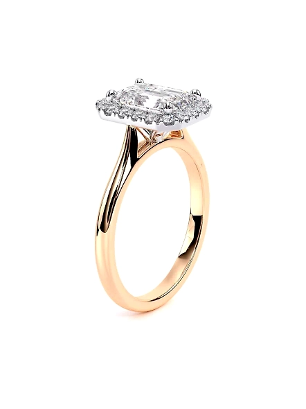 IGI Certified 1.5ct Emerald Cut VVS1 Lab Grown CVD Diamond 18K Rose Gold Ring-ROSE GOLD-7-18K ROSE GOLD