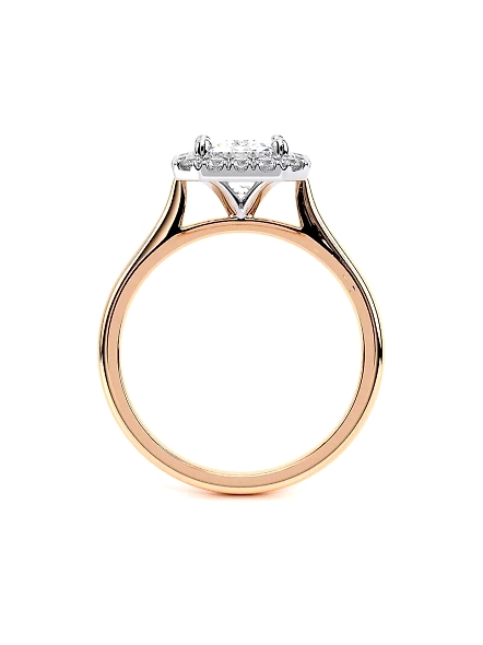 IGI Certified 1.5ct Emerald Cut VVS1 Lab Grown CVD Diamond 18K Rose Gold Ring-ROSE GOLD-7-18K ROSE GOLD-2