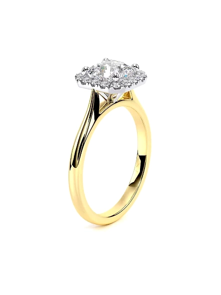 IGI Certified 1.5ct Asscher VVS Lab Created CVD Diamond AAA 18K Yellow Gold Ring-YELLOW GOLD-7-18K YELLOW GOLD