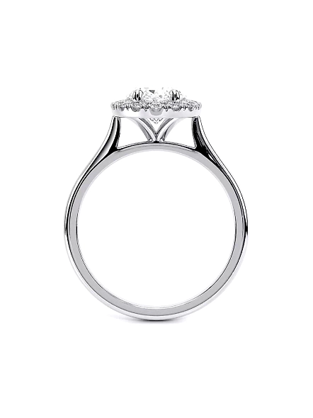 IGI Certified 1.5ct Oval VVS Lab Grown CVD Diamond Solitaire Ring 18K White Gold-WHITE GOLD-7-18K WHITE GOLD-2