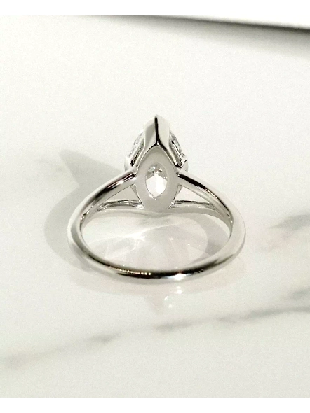 GIA Certified 1.50ct Marquise VS Lab Grown Diamond 18K Rose Gold Engagement Ring-WHITE GOLD-7-18K WHITE GOLD-2