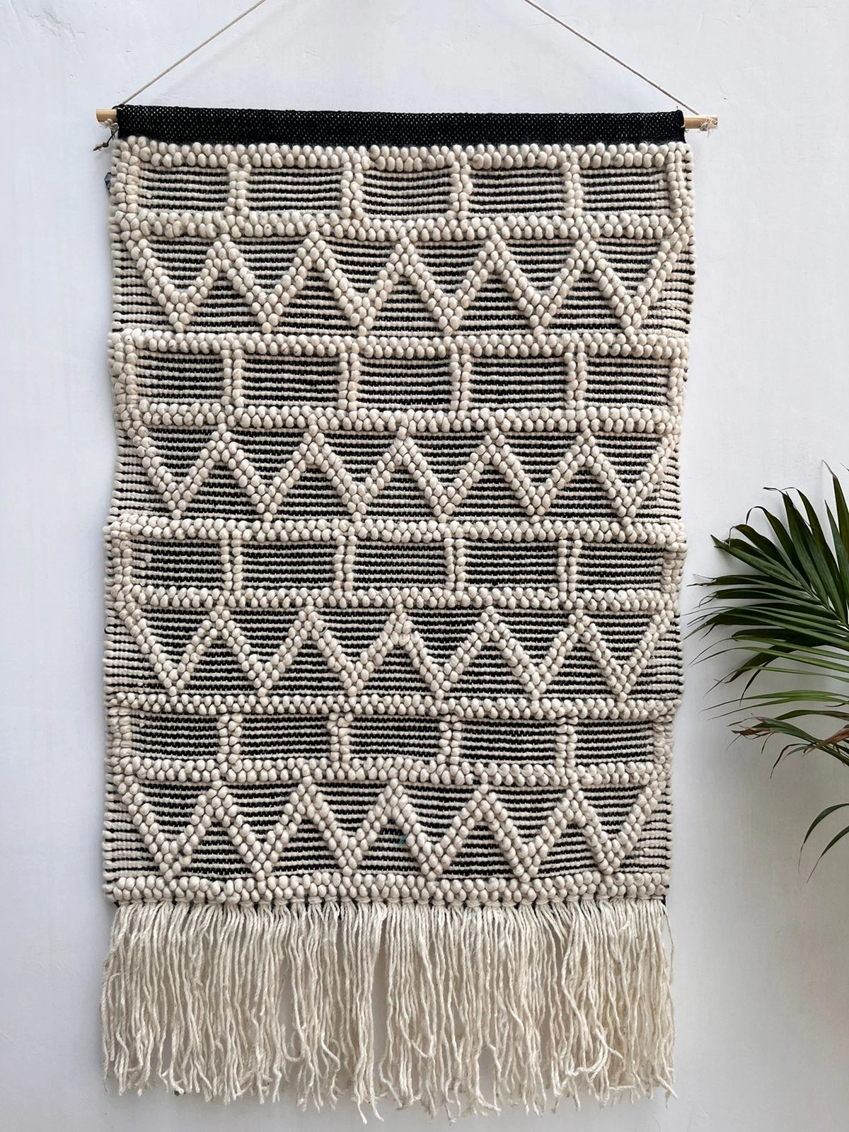 Pile woven wall hanging-12120114